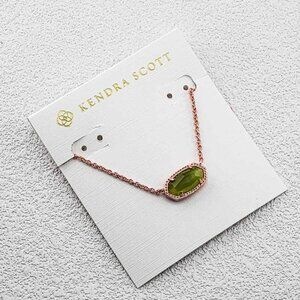 Kendra Scott Army Green Cat��s Eye Necklace